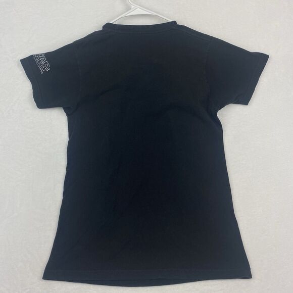 Star Wars The Force Awakens Graphic Print Shirt Small Black 2015 Theatre Debut - Picture 2 of 6